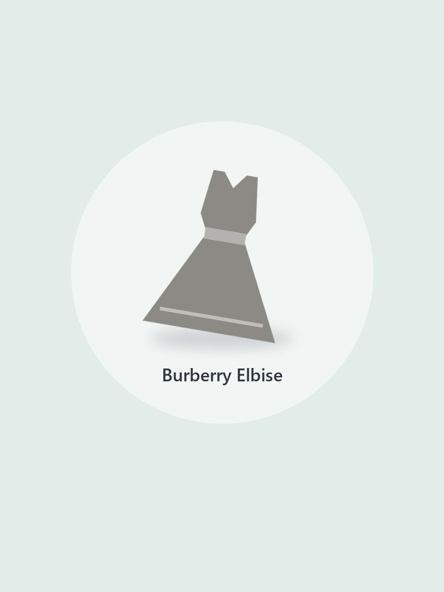 Burberry Lacivert Tasarım Elbise (2)