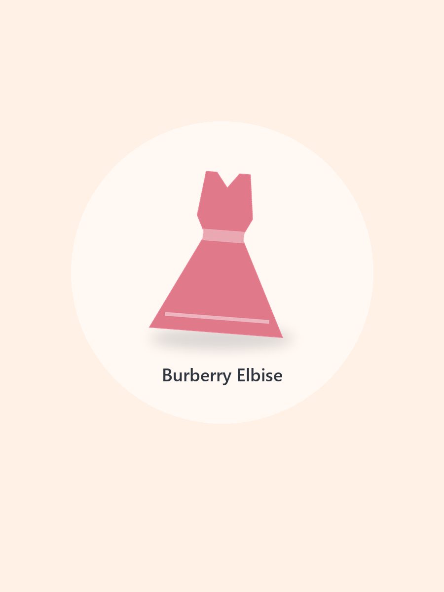 Burberry Lacivert Tasarım Elbise (4)