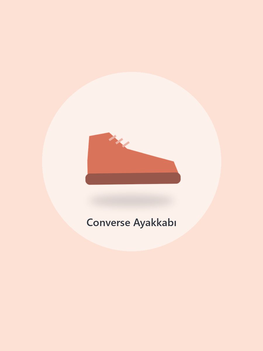 Converse Siyah Deri Sneaker