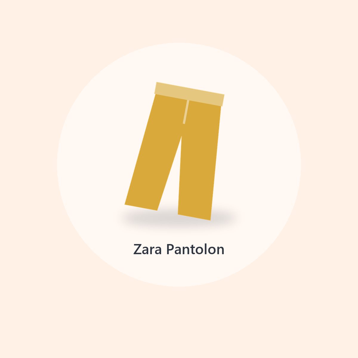 Zara Mavi Kumaş Pantolon (2)
