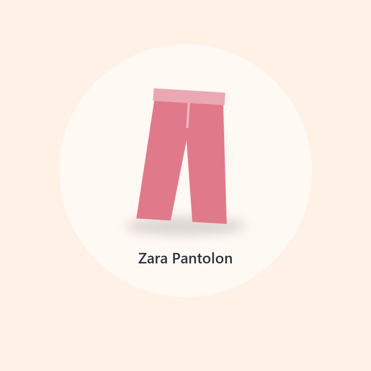 Zara Mavi Kumaş Pantolon (4)