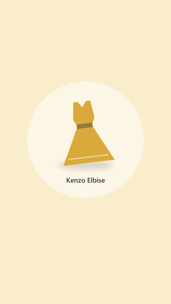 Kenzo Gri Abiye Elbise (5)