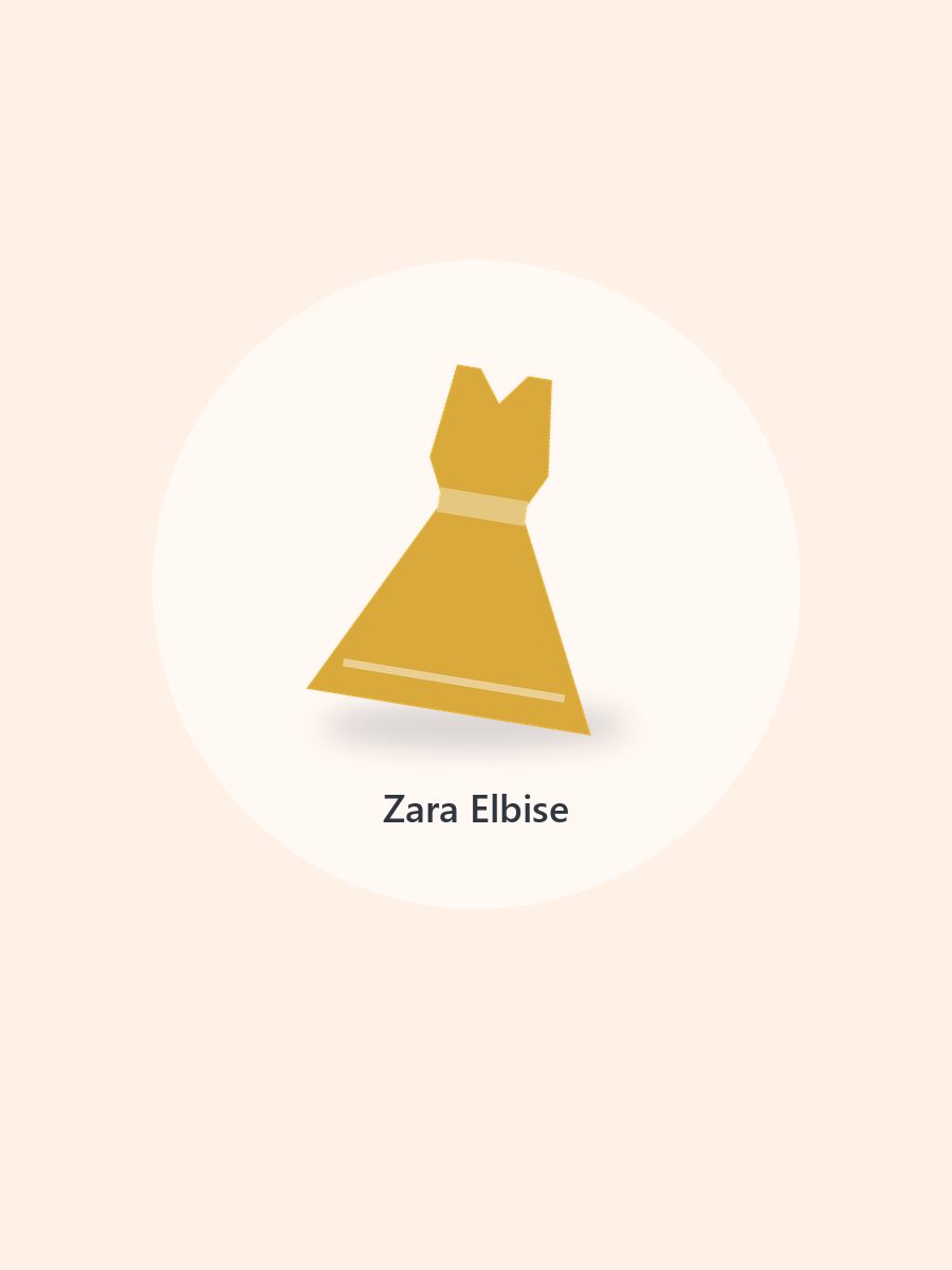 Zara Siyah Desenli Mini Elbise (2)