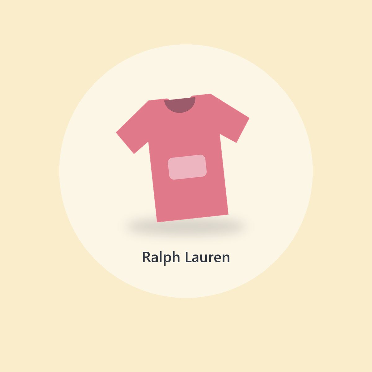 Polo Ralph Lauren Cream Basic T-shirt (3)