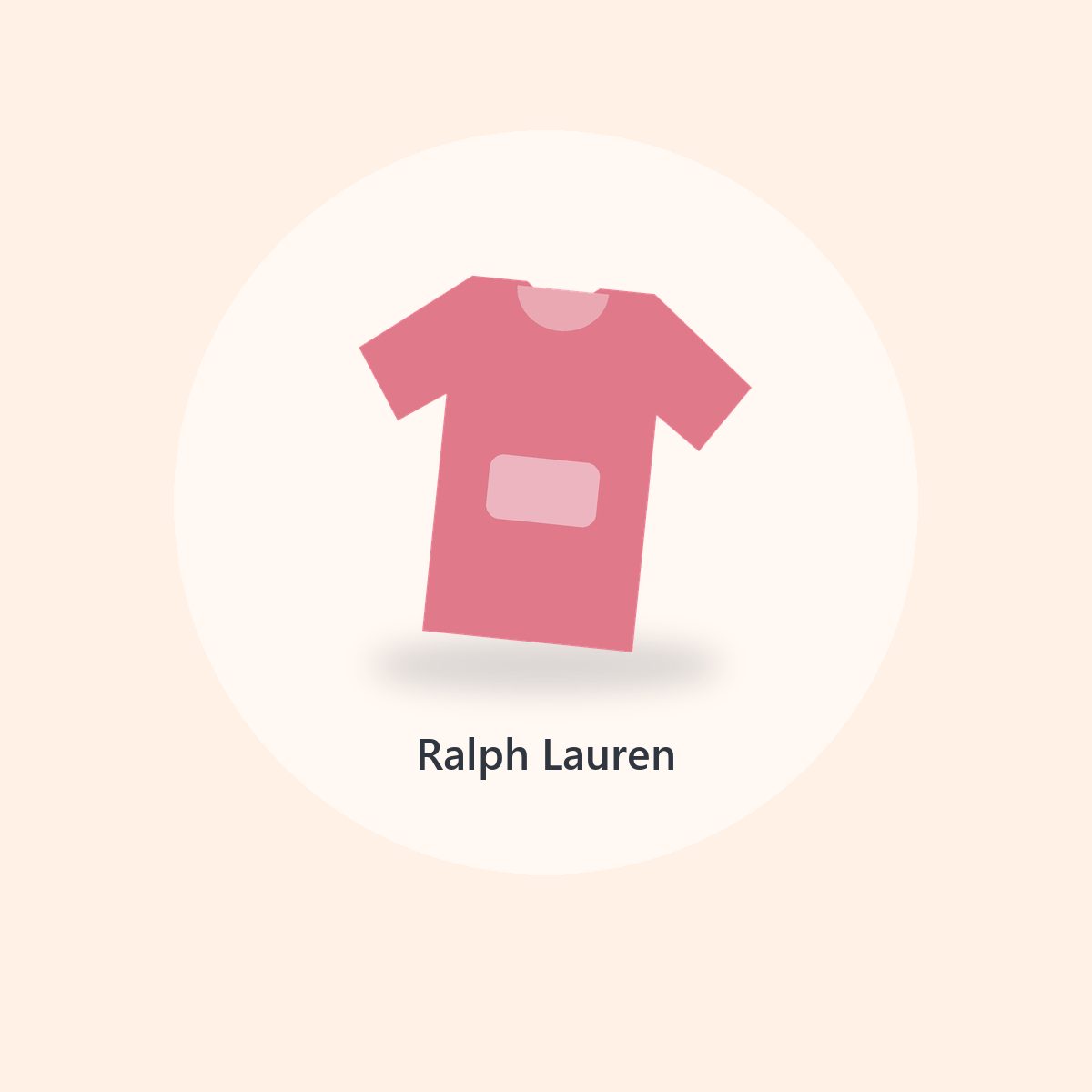 Polo Ralph Lauren Cream Basic T-shirt (4)