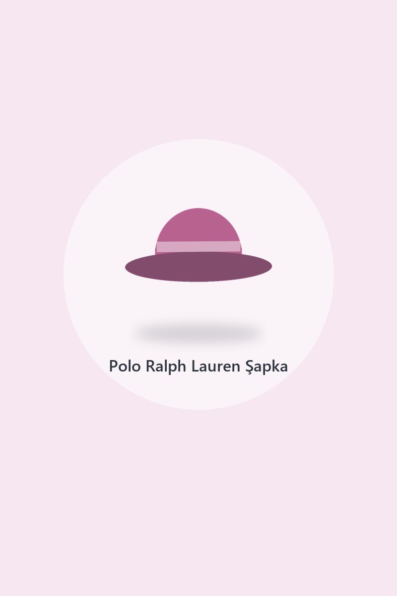 Polo Ralph Lauren Gri Hasır Şapka