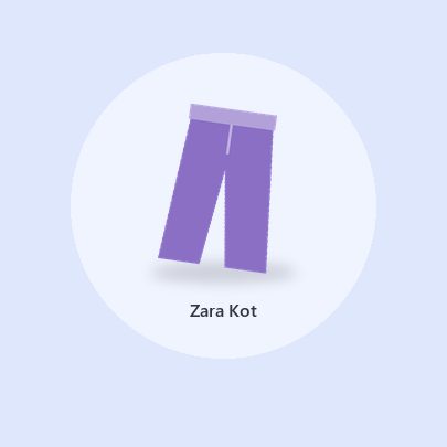 Zara Mavi Kargo Pantolon (2)