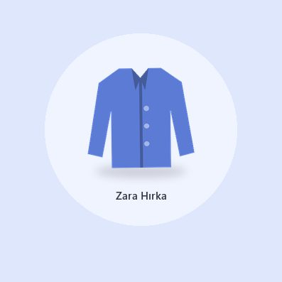 Zara Mavi Fermuarlı Hırka